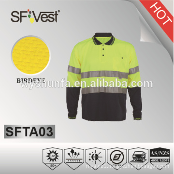 2015 new design formal shirt with high visibility 3m reflective tape conform to AS/NZS 1906 CLASS D